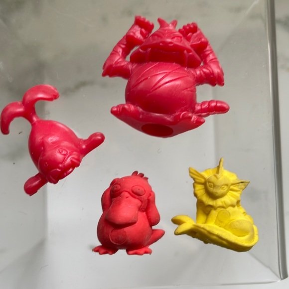 Vintage Pokemon Keshi Japanese Figure lot - Picture 1 of 5